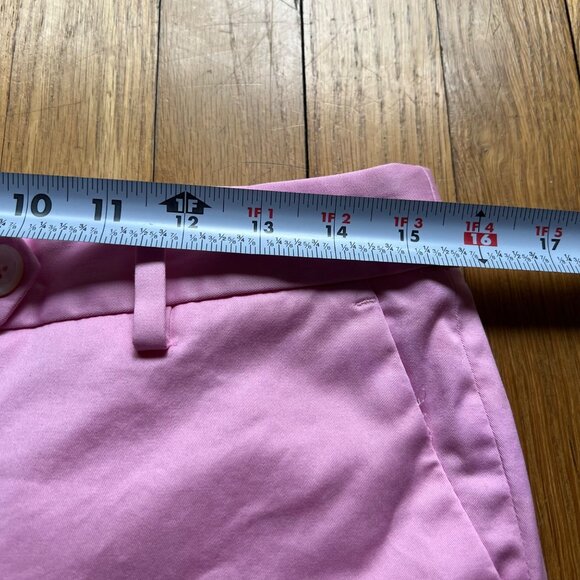 Brooks Brothers Size 6 Pink Mid Rise Flat Front Straight Leg Chino Dress Pants - Picture 6 of 15